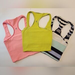 Lululemon "Cool" Racerback Tanks, Size 4, Bundle or Buy Individually